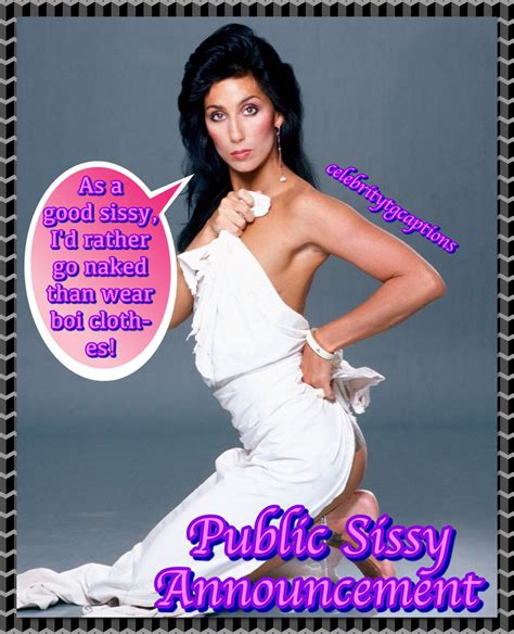 Celebrity Tg Captions Public Sissy Announcement