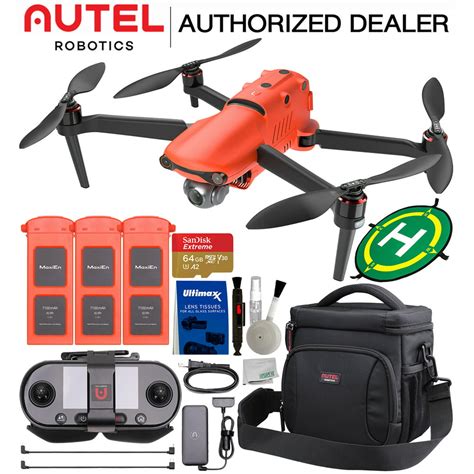 autel robotics evo ii evo   foldable quadcopter drone   axis gimbal   battery