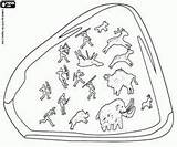 Caccia Rupestri Pitture Preistorici Preistoria Grotte Rupestre Colora Archeologie Graffiti Stampare Preistorica Scena Grotta Kleurplaat Menselijke Evolutie Grotschilderingen Archeologia Dipinti sketch template