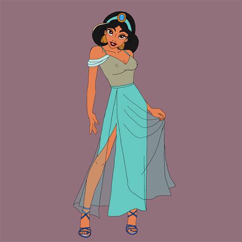 Princess Sexy Dressed Series Jasmine 01 By Darthvadersith On Deviantart