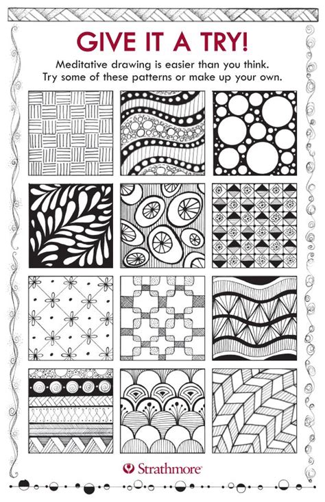 patterns  meditative drawing strathmore artist papers