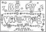 Valentines Coloring Valentine Pages Printable Colouring Happy Cards Sheets Kids Print Ag Doll Color Card Girl American Activity Printables Activities sketch template