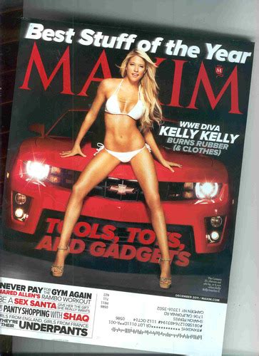 Maxim Magazine Wwe Diva Kelly Kelly Best Stuff Of The Year December