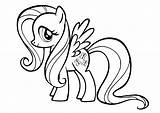 Template Pegasus Fluttershy sketch template