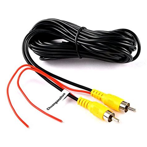 rca video cablechuanganzhuo car reverse rear view parking camera video cable  detection