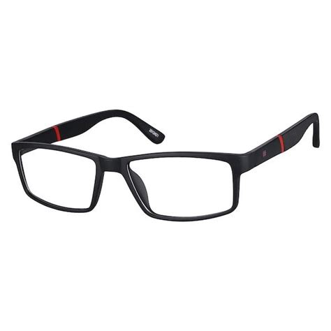 black rectangle glasses 2012421 zenni optical eyeglasses fashion