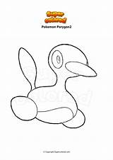 Porygon2 Colorear Supercolored Hoothoot Lickilicky Ausmalbild sketch template