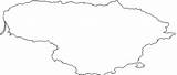 Lithuania sketch template