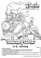 Kleurplaten Toverland Achtbaan Pretpark Attractiepark Kleurboek Sinterklaas Bron Titel Bestelcode Categorie Afkomstig sketch template