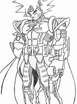Bardock Kai Goku Saiyan Captain sketch template