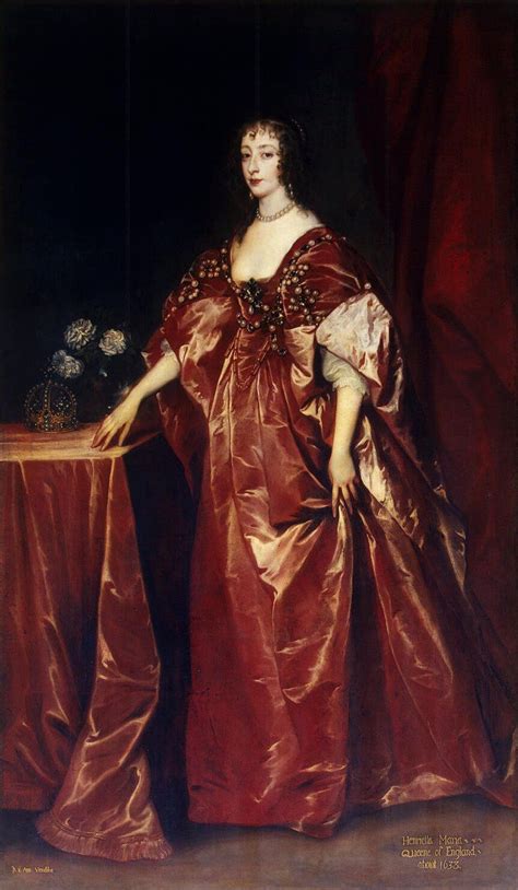 Портрет королевы Генриетты Марии Антонис Ван Дейк anthony van dyck