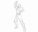 Noob Kombat Template Saibot sketch template