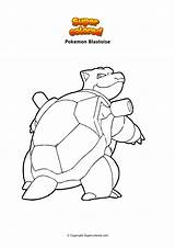 Blastoise Supercoloring Tortank Supercolored Turtok Vulpix Ausmalbilder Guardevoir Pokémon sketch template