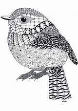 Zentangle Pages Animals Patterns Colouring Easy Coloring Bird Mandalas Zentangles Animal Simple Mandala Template Drawings Pattern Means Nothing Drawing Unique sketch template
