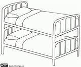 Bunk Bed Coloring Pages Printable Standard Two Household Mattresses Directly Stacked Same Size Beds Een Sofa Over Other sketch template