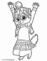 Coloring Pages Chipettes Popular sketch template