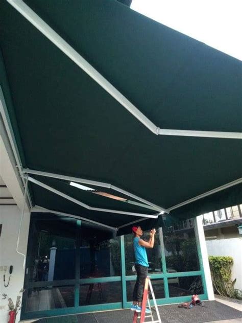 retractable awning furniture home living outdoor furniture  carousell