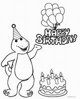 Coloring Birthday Barney Pages Kids Pbs Happy Drawing Printable Precious Moments Color Adults Getcolorings Cool2bkids Print Line Getdrawings Book Angels sketch template
