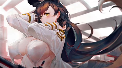 Wallpaper Anime Girls Atago Azur Lane 1920x1080 Artarek 1486495