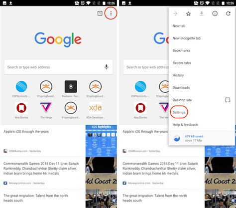 enable ad blocker  chrome android beebom