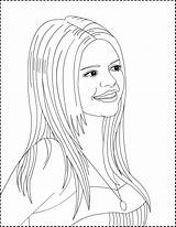 Coloring Pages Selena Gomez Ariana Grande Celebrities Printable Online Color Gomes Nicole Drawing Getcolorings Template Drawings sketch template