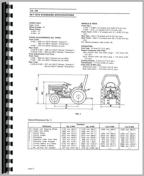 massey ferguson  tractor service manual