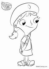 Ferb Phineas Drawingtutorials101 sketch template