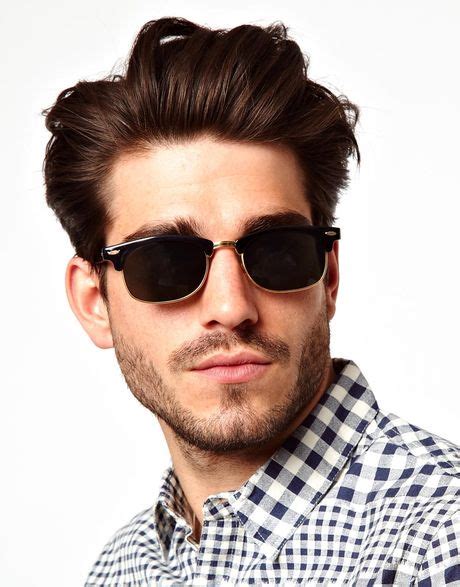 Asos Reclaimed Vintage Clubmaster Sunglasses In Black For