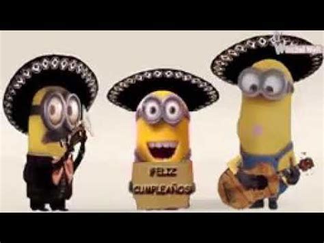 minions sing happy birthday  spanish youtube