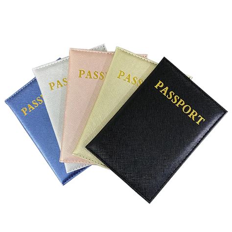 women pink passport cover travel wallet pu leather covers  passports