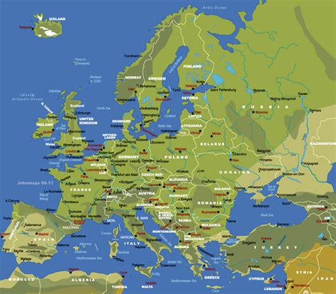 map  europe johomaps