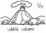 Volcano Coloring Pages Volcanoes Kids Island Volcanic Drawing Hawaiian Color Clipart 576px 44kb Getdrawings Drawings Shield Choose Board Popular sketch template