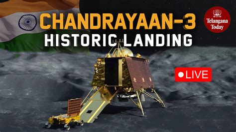chandrayaan  historic landing indias lunar mission isro