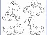 Dinosaurus Birijus Ba sketch template