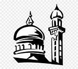 Mosque Vector Islamic Dome Masjid Clipart Illustration Drawing Stock Minaret Pinclipart Clipartmag Transparent Kindpng Views sketch template