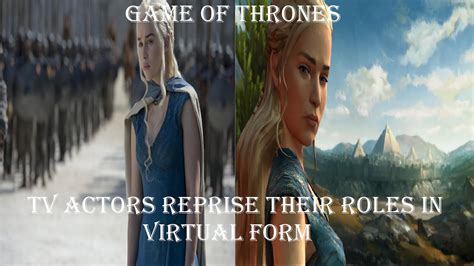 Game Of Thrones Tv Cast Vs Game Characters Telltale