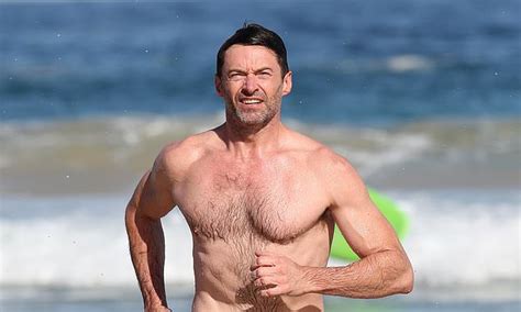 hugh jackman shows off his incredible physique as he goes shirtless for