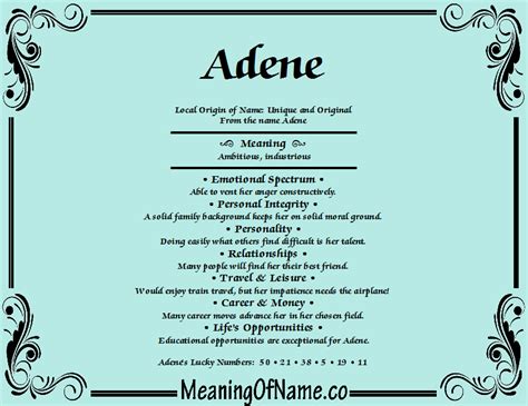 adene meaning