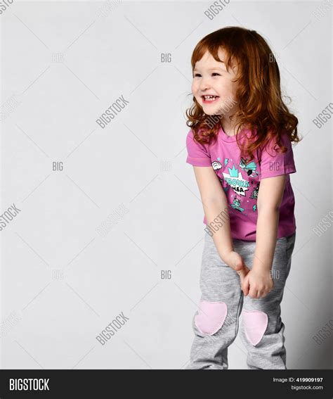 Shy Smiling Cutie Image And Photo Free Trial Bigstock