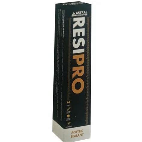 black astral adhesives resipro acrylic sealant packaging size  gm grade standard chemical
