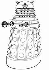 Dalek Pages Coloring Colouring Who Xd Doctor Darlek Choose Board Search Uploaded Printable sketch template