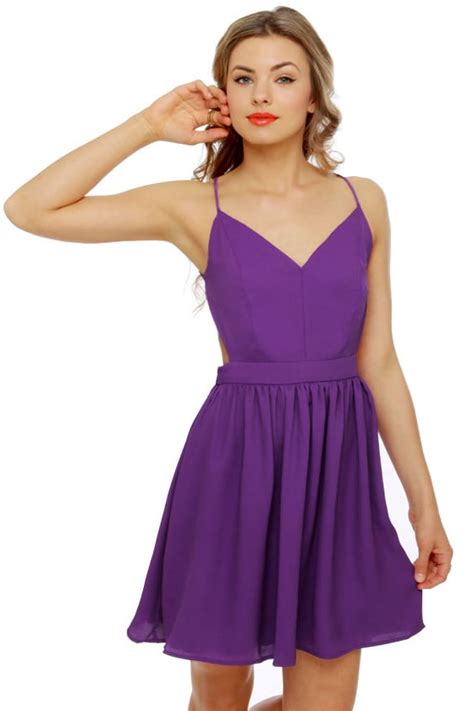 sexy purple dress backless dress 46 00
