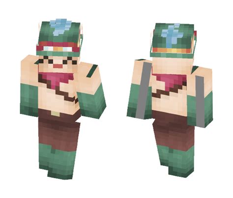 download teemo [league of legends] minecraft skin for free
