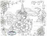 Besties Coloring Pages Enchanted Img402 Tm Magical Digi Unicorn Stamp Instant Dolls sketch template