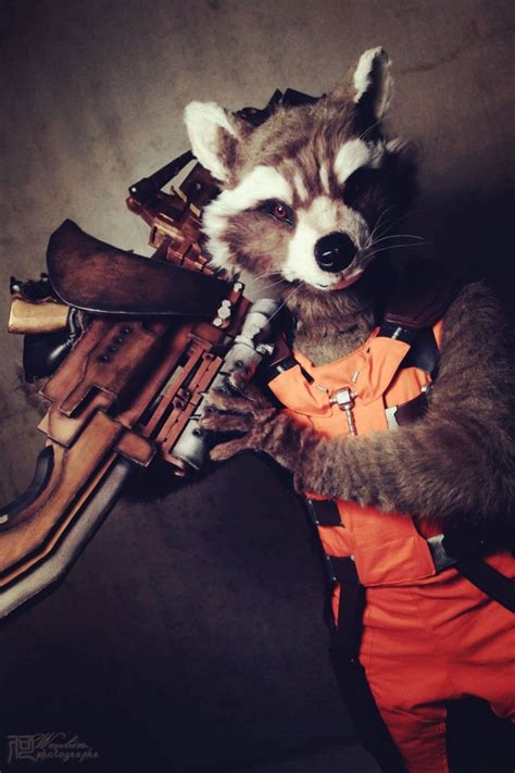 rocket raccoon cosplay ain t nothing like this except this