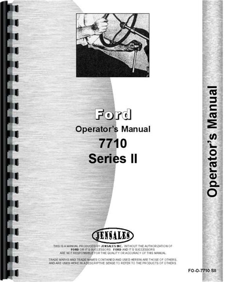 ford  tractor operators manual