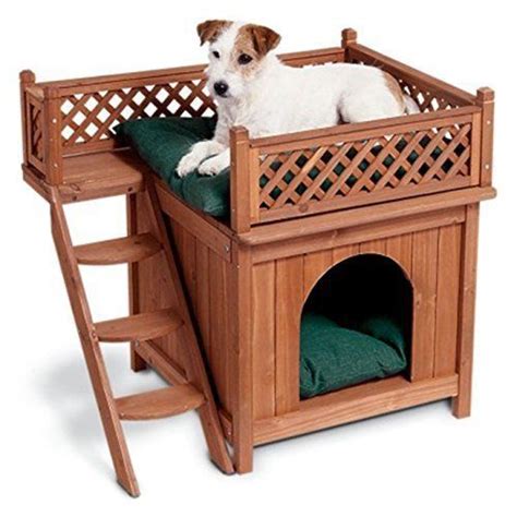 pet dog house wooden room   view removable roof top indoor outdoor home  merry