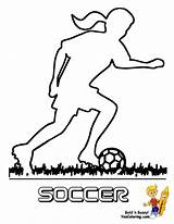 Soccer Girl Coloring Drawing Pages Playing Girls Sports Cool Easy Library Clipart Print Getdrawings Popular Comments sketch template
