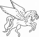 Unicorn Coloring Pages Realistic sketch template