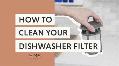 clean  dishwasher filter youtube